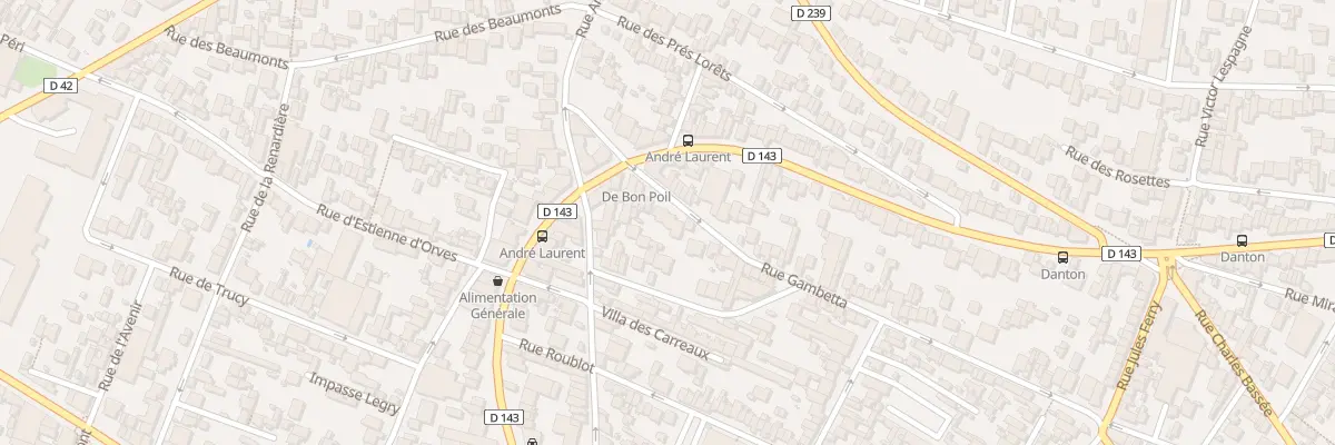 Plan du 151 Rue Gambetta à Fontenay-sous-Bois