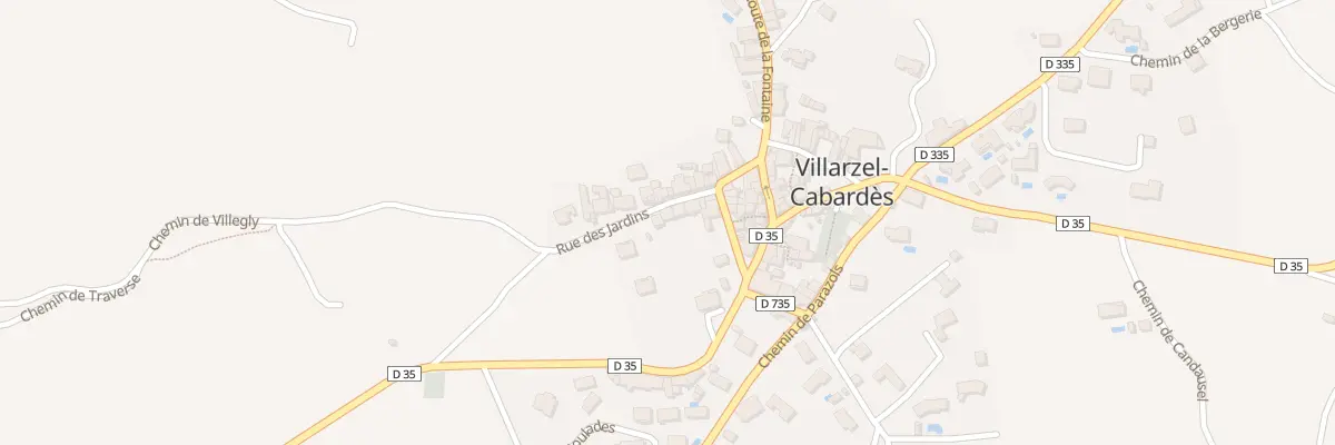 Plan du 7 Rue des Jardins à Villarzel-Cabardès