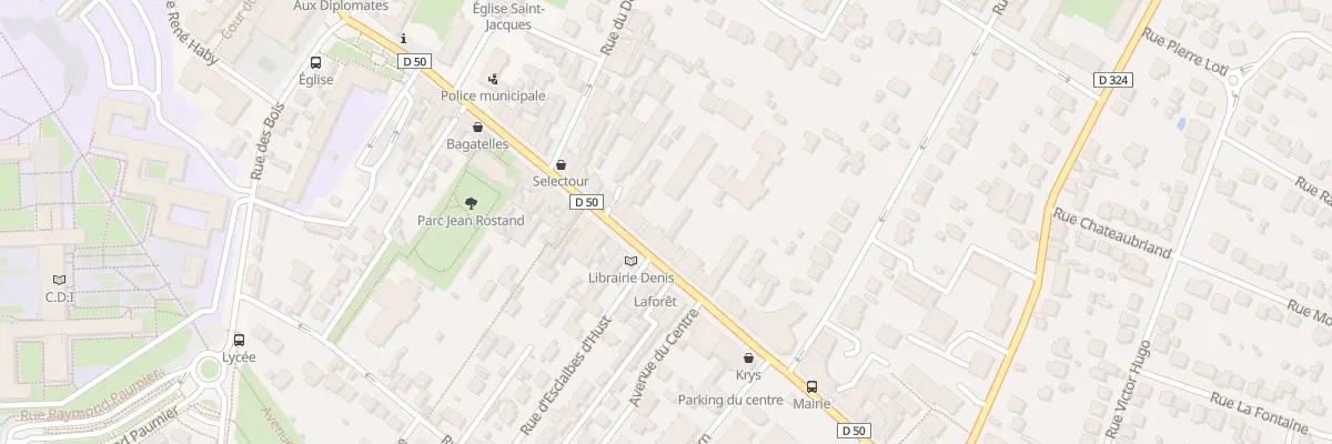 Plan du 79B Av de la République à Montgeron