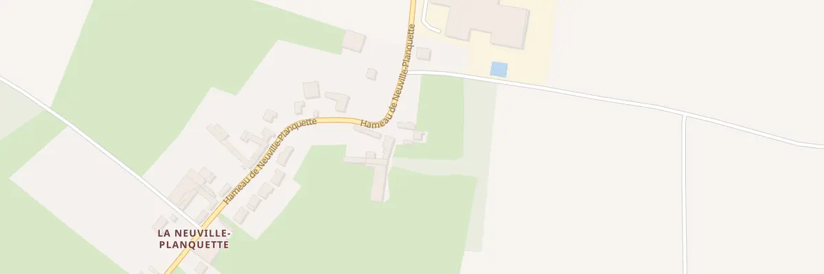 Plan du 20 Hameau de Neuville Planque à Averdoingt