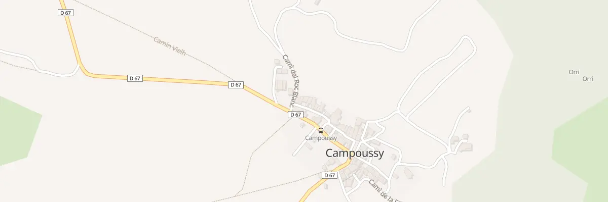 Plan du 9006 Cae Fosc à Campoussy