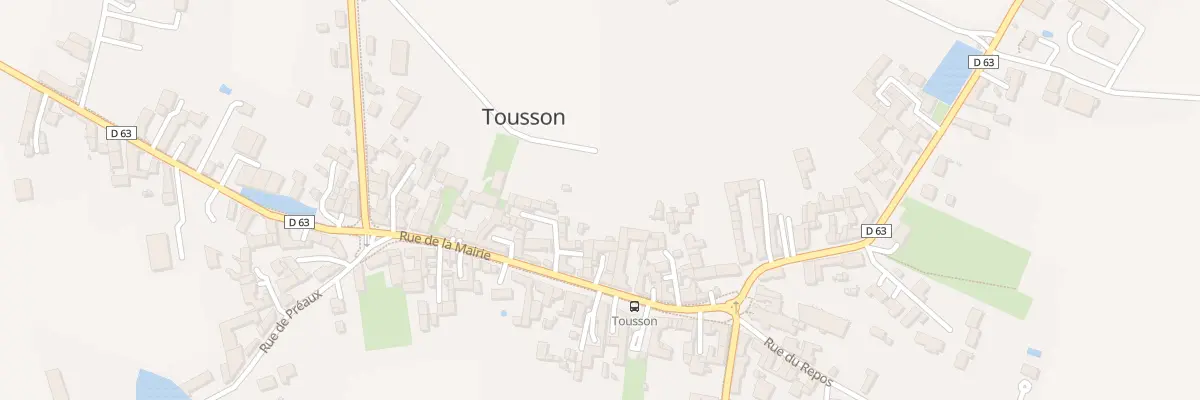 Plan du 22B Rue de la Mairie à Tousson