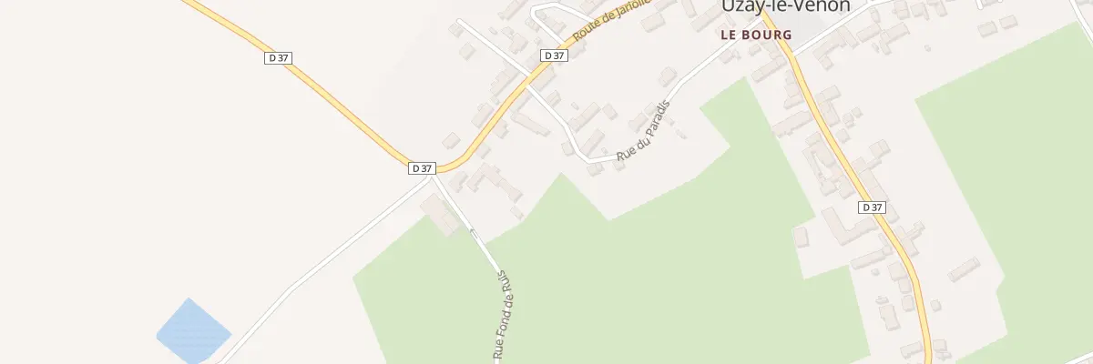 Plan du 8 Rue du Paradis à Uzay-le-Venon