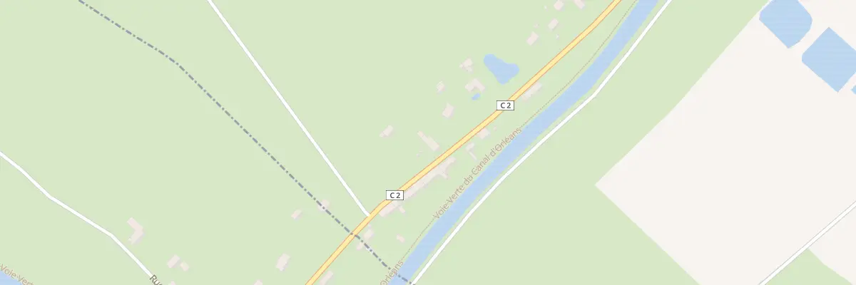 Plan du 104 Rte de Choiseau à Coudroy