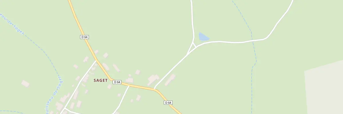 Plan du 1 Saget à Budelière
