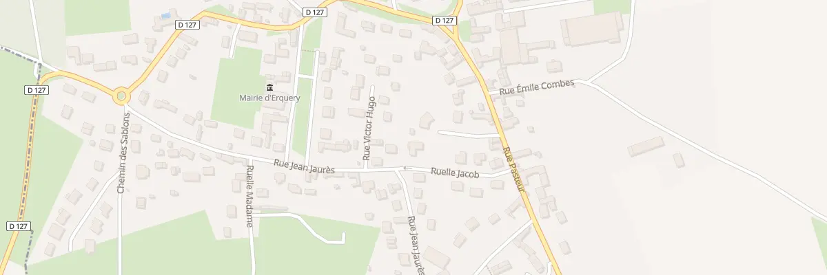 Plan du 18 Rue Jean Jaurès à Erquery