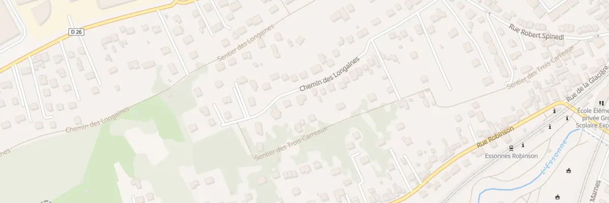 Plan du 49 Che des Longaines à Corbeil-Essonnes