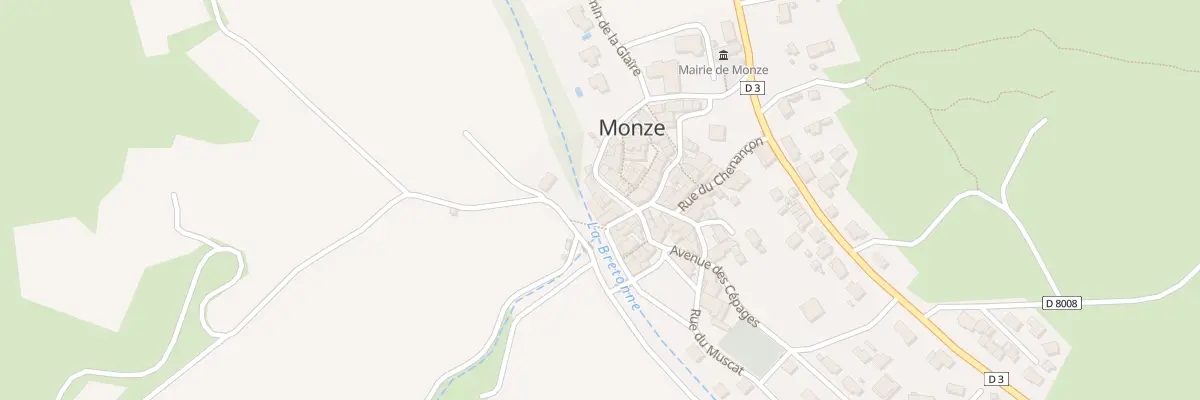Plan du 23 Av des Cépages à Monze