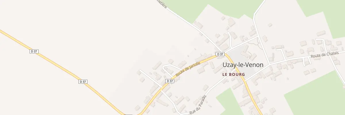 Plan du 1 Rue des Vergers à Uzay-le-Venon
