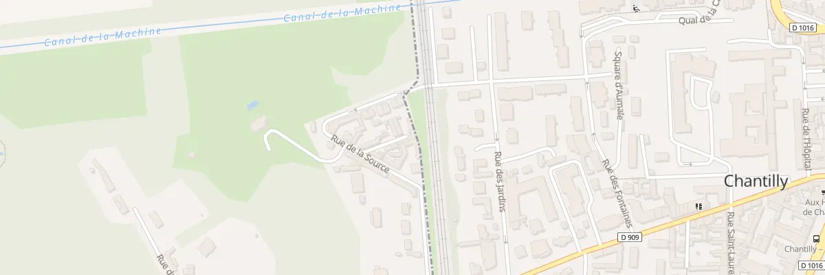 Plan du 9005 Rue de la Source à Gouvieux