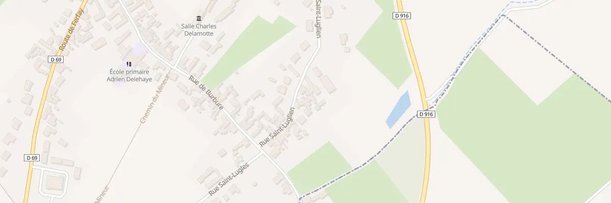 Plan du 16 Rue Saint Luglien Hurionville à Lillers