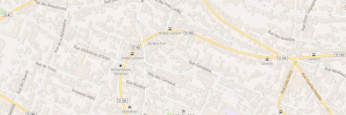 Plan du 147 Rue Gambetta à Fontenay-sous-Bois