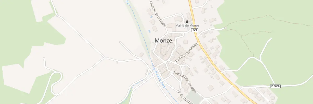 Plan du 1 Rue du Chardonnay à Monze