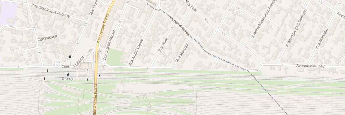 Plan du 7 Rue Marconi à Drancy