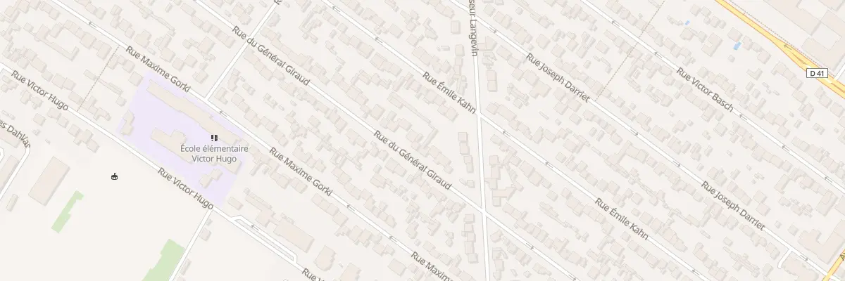 Plan du 64 Rue du Gen Giraud au Blanc-Mesnil