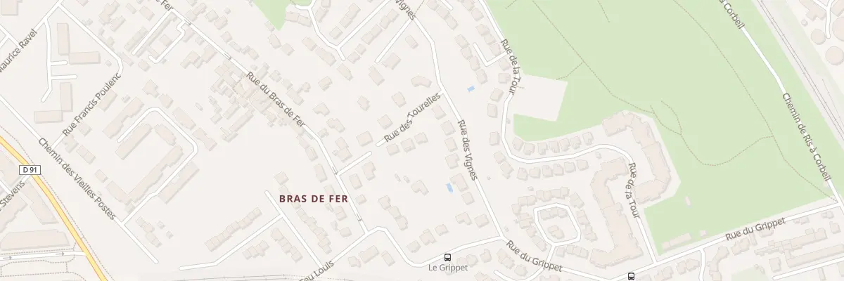 Plan du 7 Rue des Tourelles à Évry-Courcouronnes
