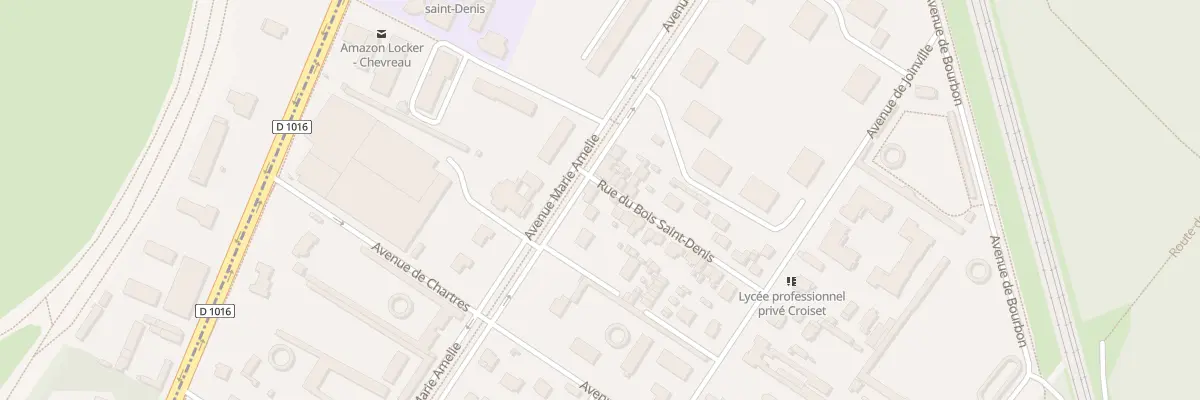 Plan du 2 Rue du Bois St Denis à Chantilly