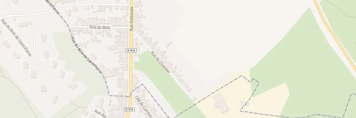 Plan du 14 Rue du Chantier à Burbure