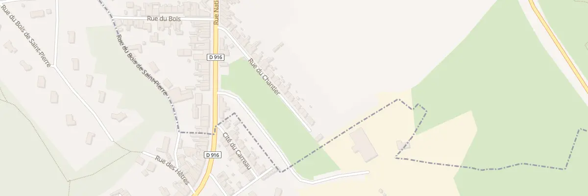 Plan du 18 Rue du Chantier à Burbure