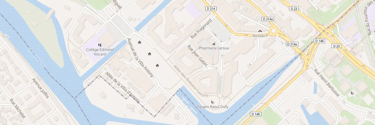 Plan du 2 Rue Jean Gabin à Saint-Maurice