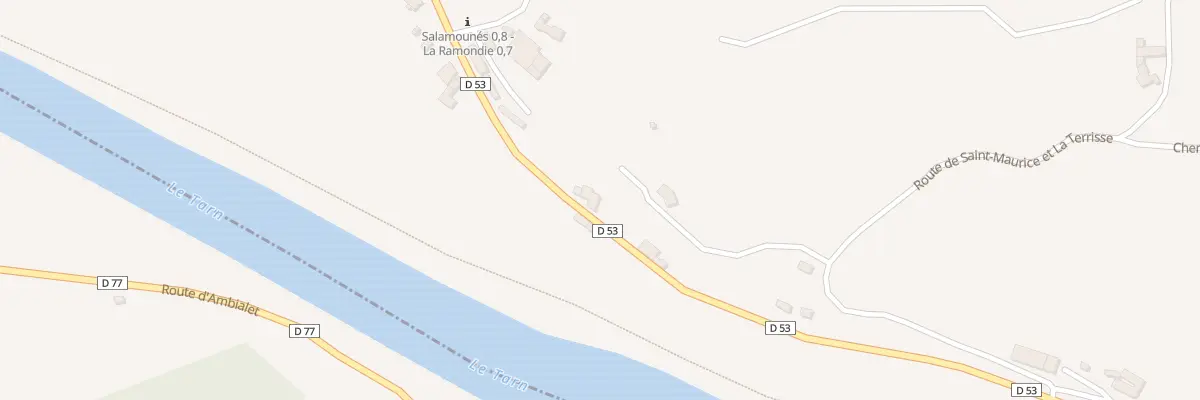 Plan du 5076 Saint Maurice et La Teriss à Cadix