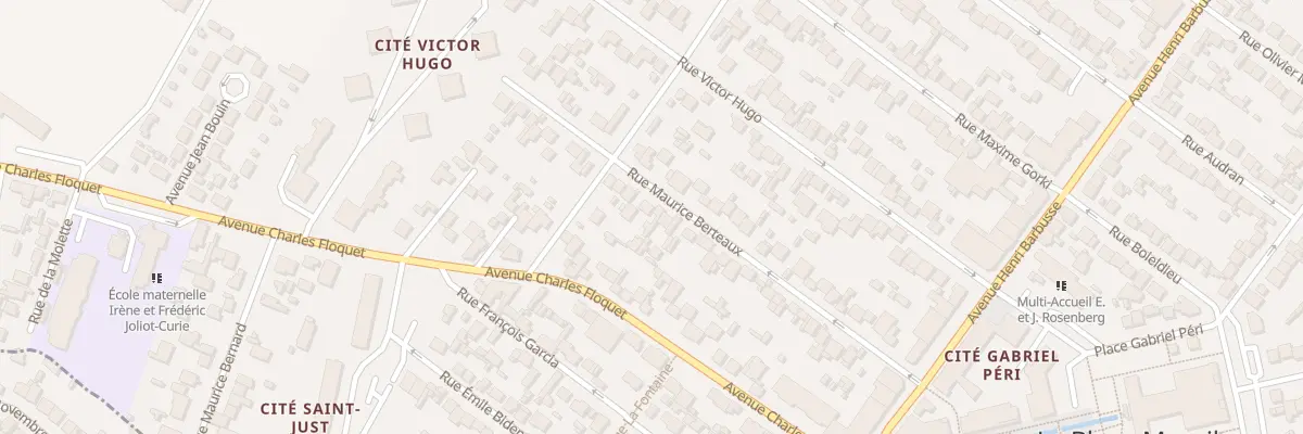 Plan du 41B Rue Maurice Berteaux au Blanc-Mesnil