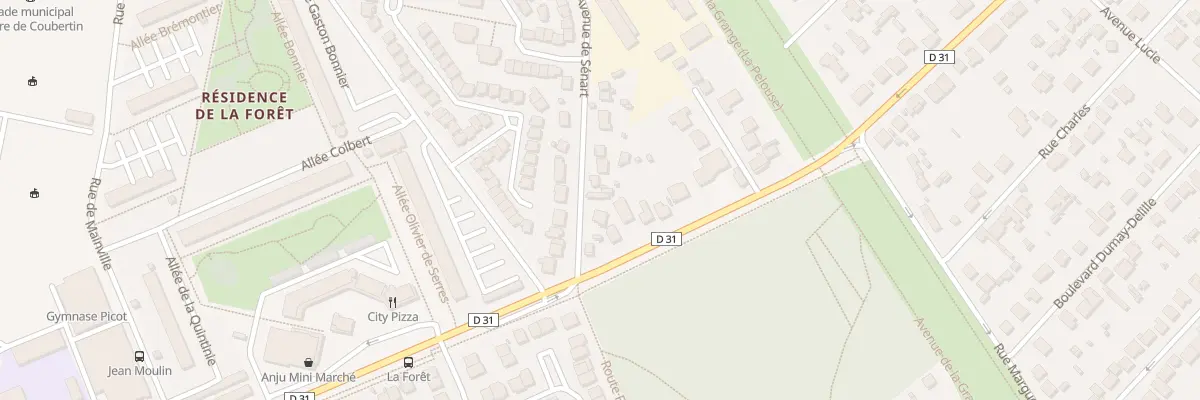 Plan du 89B Av de Sénart à Montgeron