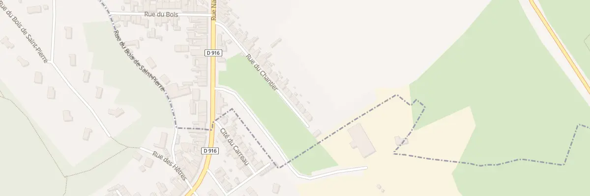Plan du 19 Rue du Chantier à Burbure