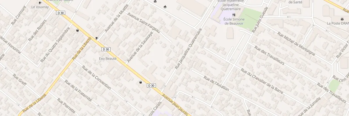 Plan du 19 Rue Jacqueline Quatremaire à Drancy