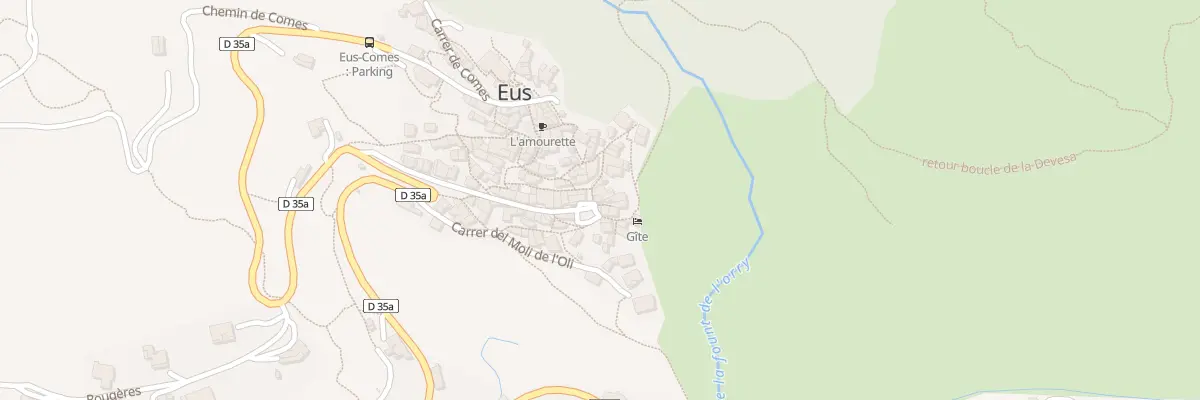 Plan du 11 Village à Eus