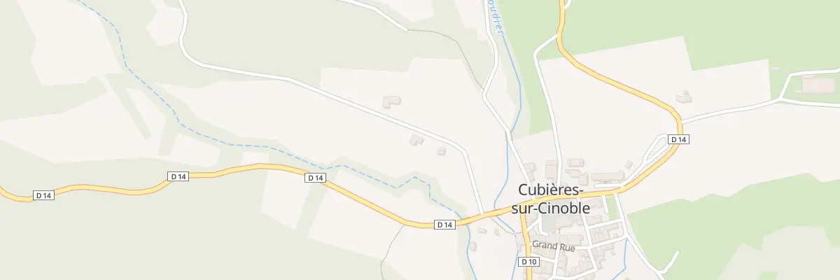 Plan des Gauthies à Cubières-sur-Cinoble