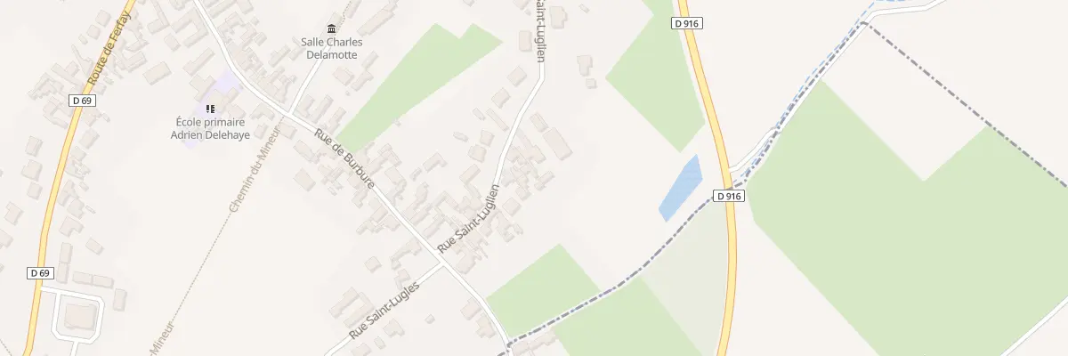 Plan du 18 Rue Saint Luglien Hurionville à Lillers