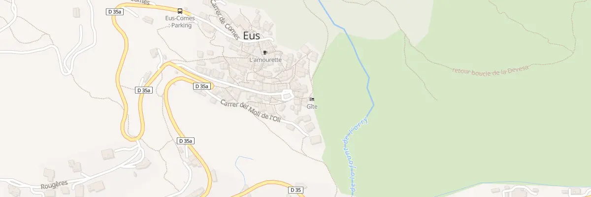 Plan du 5 Cae Del Rentador à Eus