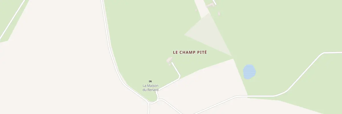 Plan du 13 Champ Pite à Faverdines