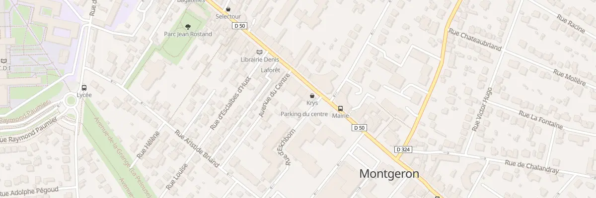 Plan du 100 Av de la République à Montgeron