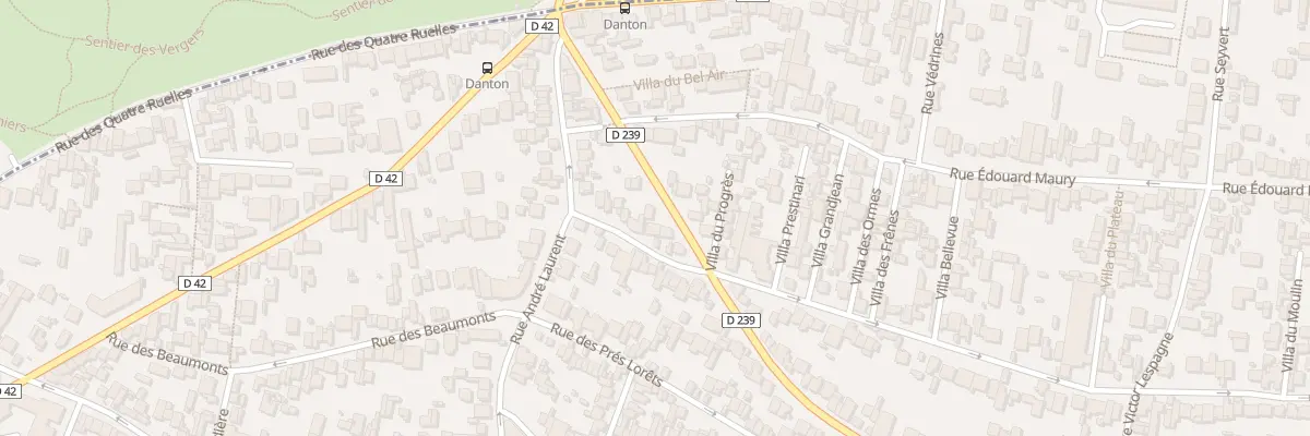 Plan du 240 Rue des Moulins à Fontenay-sous-Bois