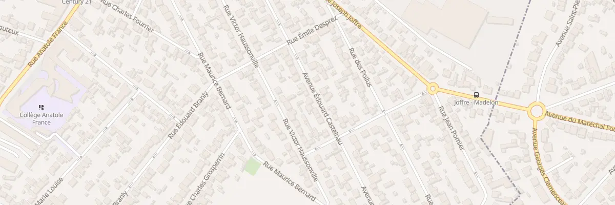 Plan du 62 Av Castelnau à Drancy