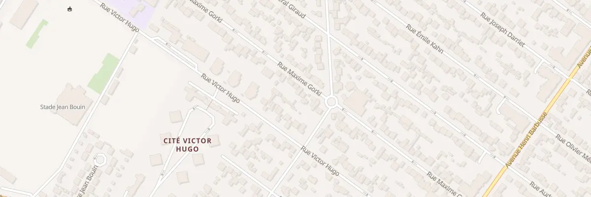 Plan du 55 Rue Maxime Gorki au Blanc-Mesnil