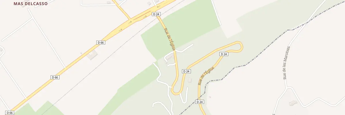 Plan du 248 Las Passeres à Eus