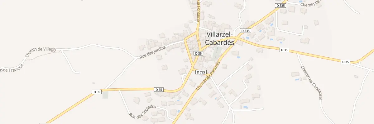 Plan du 1 Rue de l’Eglise à Villarzel-Cabardès