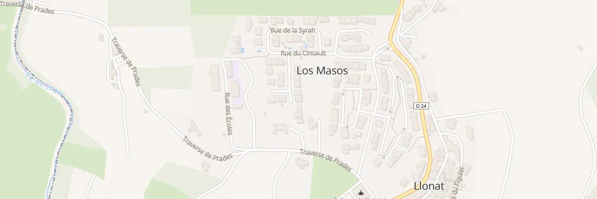 Plan du 10 Rue de la Marsanne à Los Masos