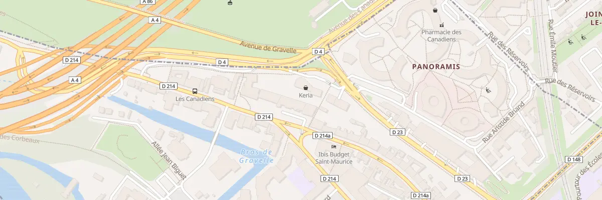 Plan du 121 Rue du Maréchal Leclerc à Saint-Maurice