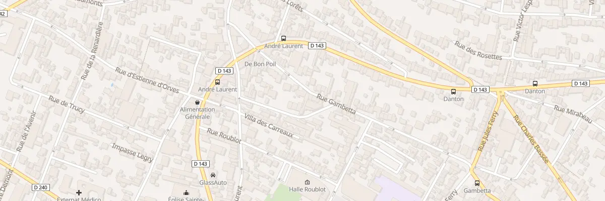 Plan du 141 Rue Gambetta à Fontenay-sous-Bois