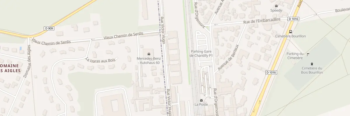 Plan du 13 Rue Victor Hugo à Chantilly