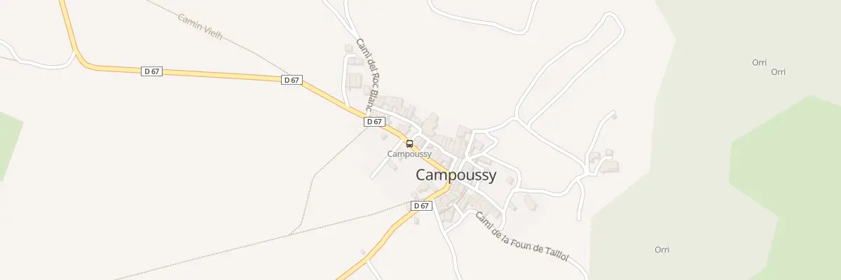 Plan du 44 Le Village à Campoussy