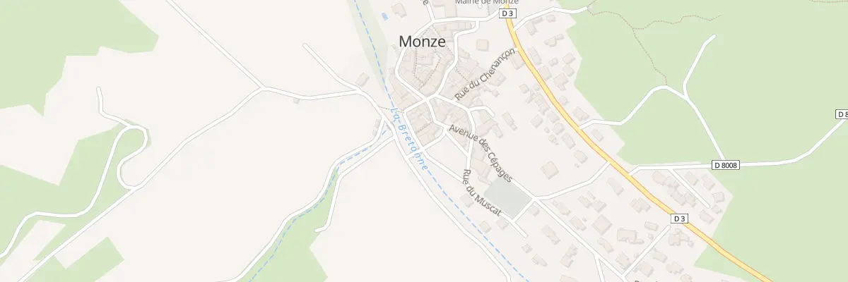 Plan du 1 Rue du Cabernet à Monze