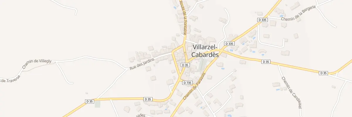 Plan du 27 Le Village à Villarzel-Cabardès