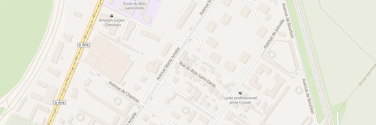 Plan du 7 Rue du Bois St Denis à Chantilly