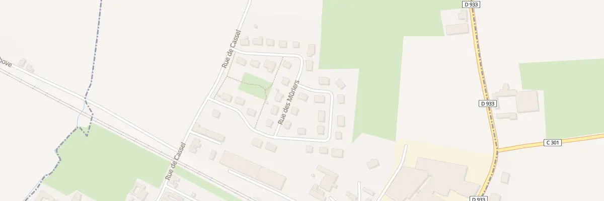 Plan du 32 Rue des Saules à Bavinchove