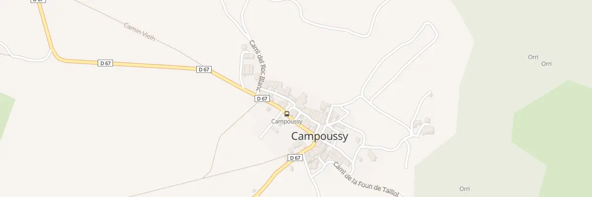 Plan du 3 Cae Fosc à Campoussy